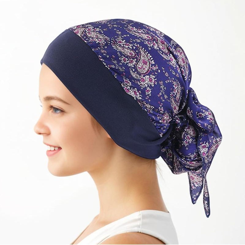 Belleshow Chemo Headwear Turbans for Women, Cancer Head Scarf, Headwear Coverings Caps, Head Wraps for Cancer Patients - Image 4